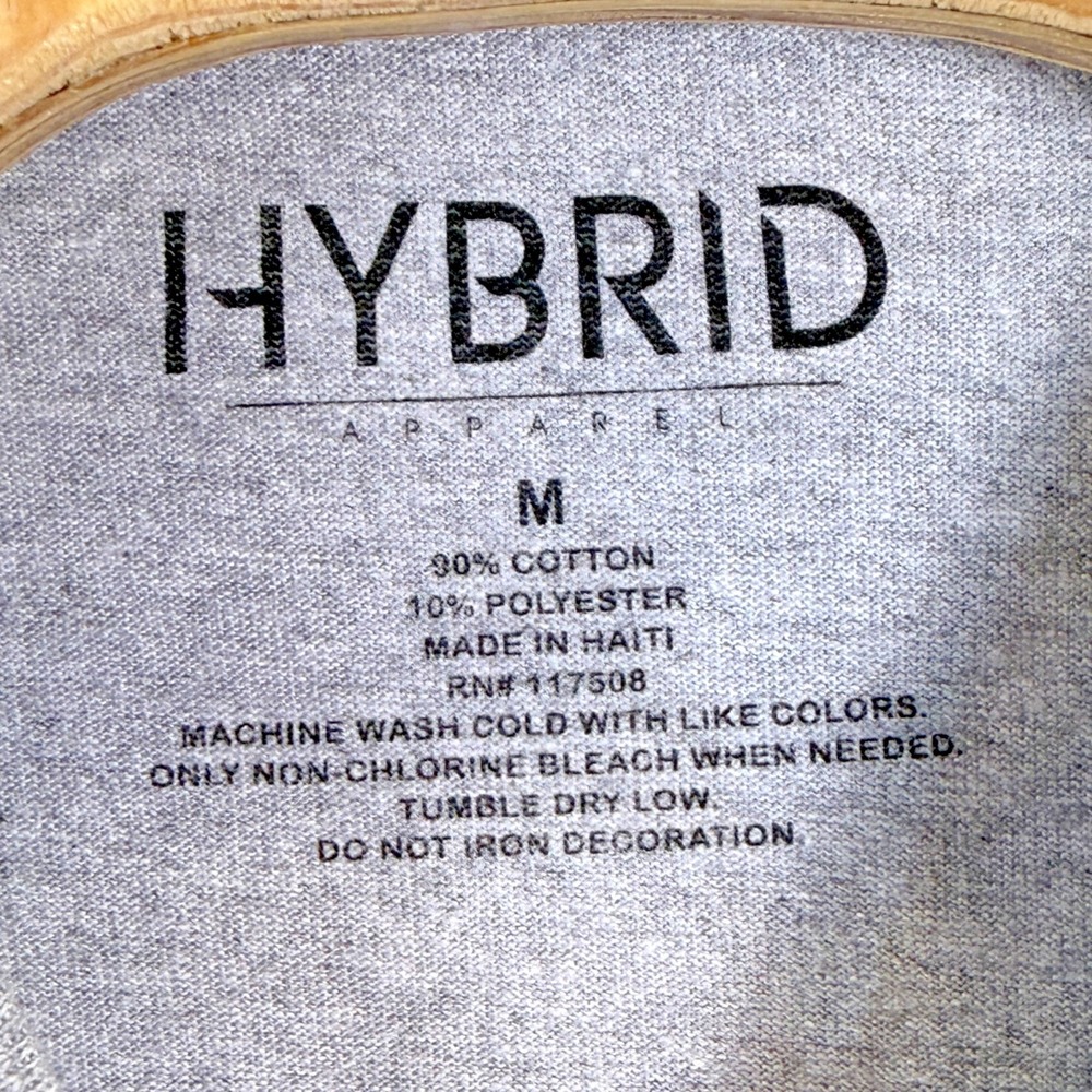 Hybrid Apparel Exercise? I Thought You Said Extra Fries Graphic T-Shirt Medium - Picture 4 of 5